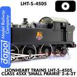 Class 45xx Small Prairie 2-6-2T - BR Black Early Crest Unnumbered - DCC Ready | Lionheart Trains | LHT-S-4505
