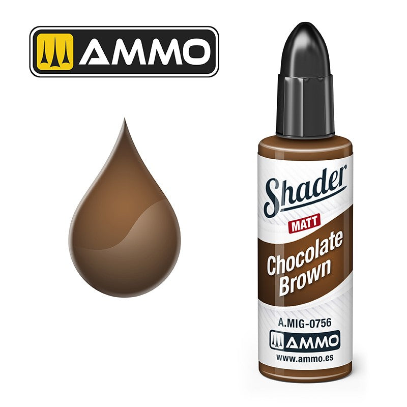 Shader - Matt - Chocolate Brown | Ammo by Mig Jimenez | MIG0756