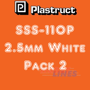 CLEAR & WHITE STYRENE SHEET range styrene ABS plastic polystyrene SSS PLASTRUCT