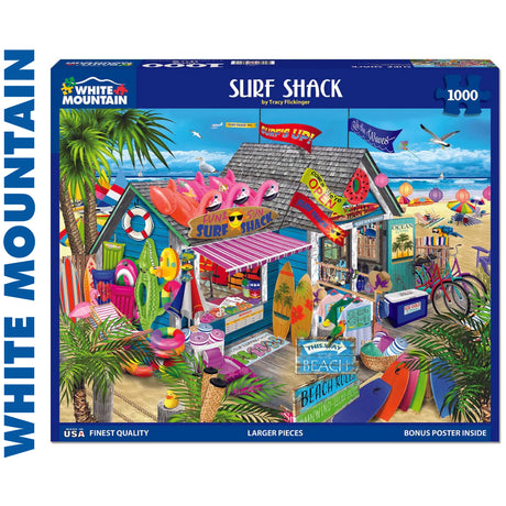 Surf Shack - 1000pc Puzzle | White Mountain | 1842pz