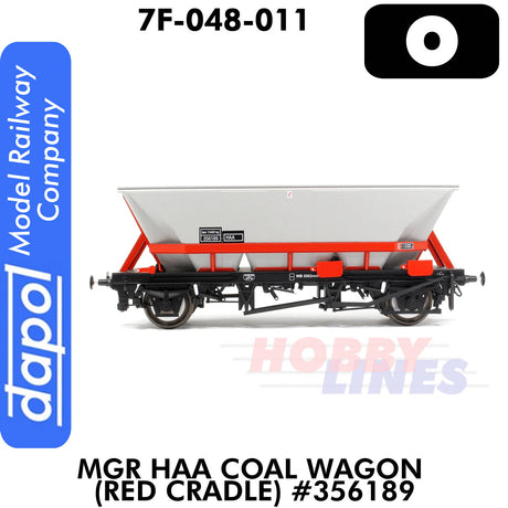 MGR HAA Coal Wagon Red Cradle - #356189 | Dapol | 7F-048-011