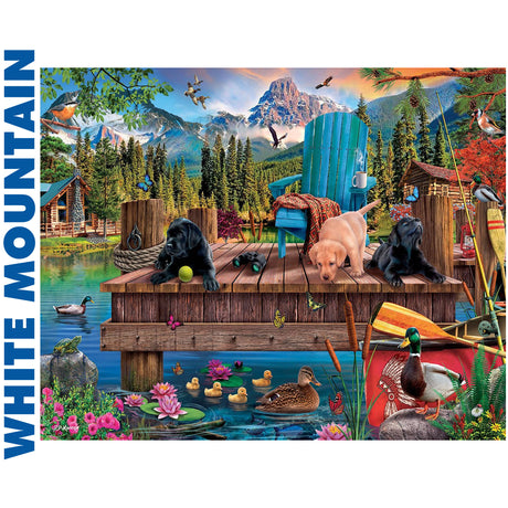 Dock Dogs - 1000pc Puzzle | White Mountain | 2045pz