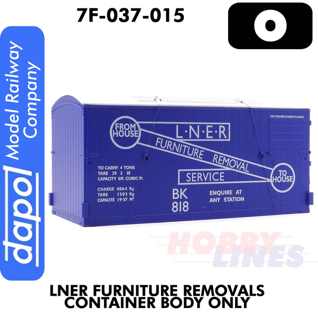 LNER Furniture Removal Container - Body only | Dapol | 7F-030-015