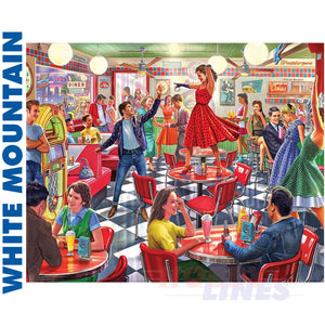 DANCING AT THE DINER 1000pc jigsaw puzzle 1622