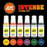 Intense Colours Set - 3G Acrylic Paint x 6 | AK interactive | AK11612