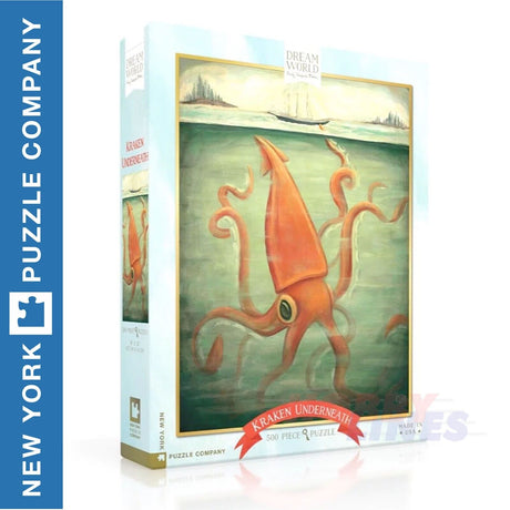 KRAKEN UNDERNEATH 500pc jigsaw puzzle NEW YORK Puzzle Company NPZEM1923 -