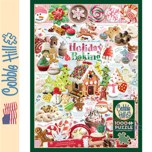 Holiday Baking COBBLE HILL Christmas 1000pc jigsaw puzzle 40019
