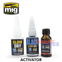 Load image into Gallery viewer, CYANO ACTIVATOR Cyanoacrylate 20ml glue High Quality AMMO Mig Jimenez Mig8037
