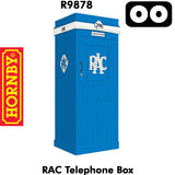 OO Gauge RAC Telephone Box Kiosk - 1:76 Scale | Hornby | R9878