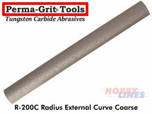 Load image into Gallery viewer, Perma-Grit R200C CONCAVE TOOL EXTERNAL COARSE File Tungsten Carbide Permagrit22
