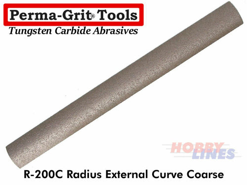 Perma-Grit R200C CONCAVE TOOL EXTERNAL COARSE File Tungsten Carbide Permagrit22