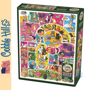 Doodlecats Cobble Hill puzzle 1000pc CH40126