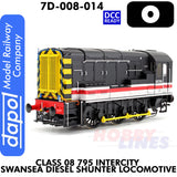Class 08 795 Intercity Swansea Diesel Shunter Locomotive - DCC Ready | Dapol | 7D-008-014