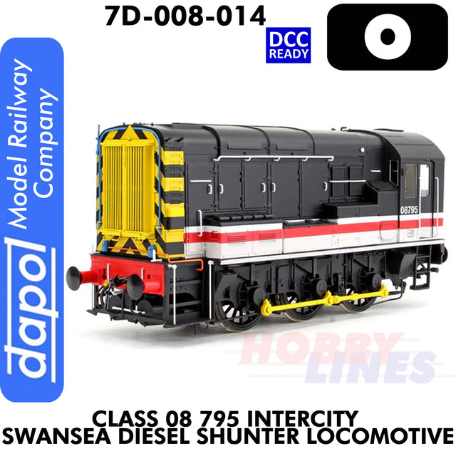 Class 08 795 Intercity Swansea Diesel Shunter Locomotive - DCC Ready | Dapol | 7D-008-014