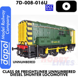 Class 08 Freightliner Unnumbered Diesel Shunter Locomotive - DCC Ready  | Dapol | 7D-008-016U