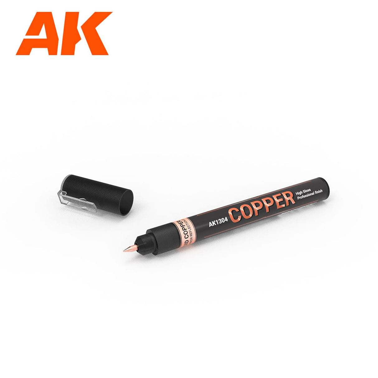 Metallic Liquid Markers - Set of 4 - Fine Tip 1.0mm | AK interactive | AK1300