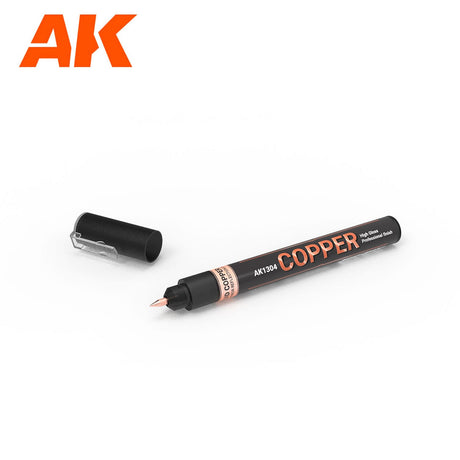 Metallic Liquid Markers - Set of 4 - Fine Tip 1.0mm | AK interactive | AK1300