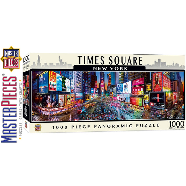 Times Square 1000pc Panoramic Jigsaw Puzzle | Masterpieces | 72077