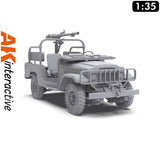 FJ43 Pickup with SPG-9.  Recoilless Gun - Model Kit | AK interactive | AK35003