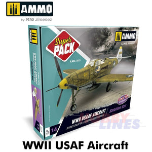 WWII LUFWAFFE AIRCRAFT Super Pack Solution Box AMMO by Mig Jimenez MIG7812