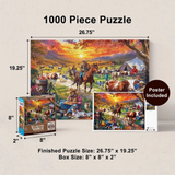 Yellowstone Ranch Highland Camp - 1000pc Puzzle | Masterpieces | MSP-72625
