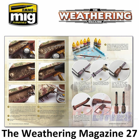 The Weathering Magazine Issue 27 MODERN WARFARE guide AMMO Mig Jimenez MIG4526