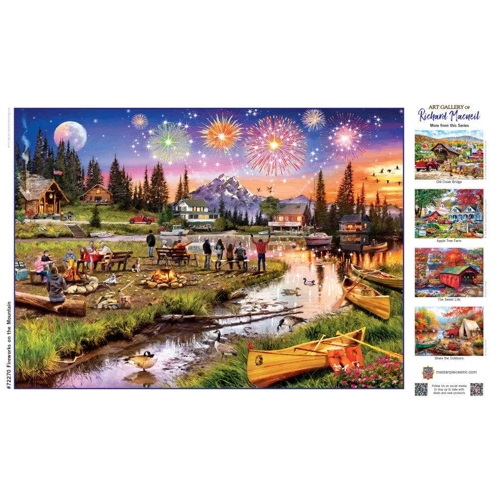 Fireworks on the Mountain - 1000pc Puzzle | Masterpieces | 72270