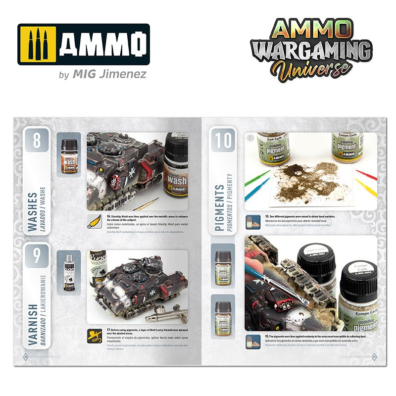 Ammo Wargaming Universe - Book 06 – Weathering Combat Vehicles | Ammo by Mig Jimenez | MIG6925