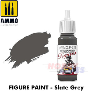 Ammo ACRYLIC COLOUR for FIGURES 17ml jar agitator ball Full Range Mig Jimenez