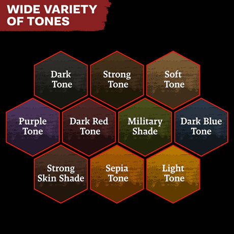 Warpaints Fanatic Washes Paint Set - Acrylic - 18ml Bottles | Army Painter | WP8067P