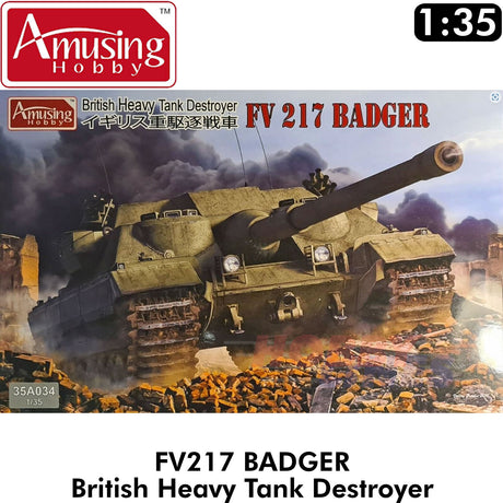 FV217 BADGER British Heavy Tank Destroyer 1:35 Amusing Hobby 35A034