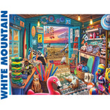 Beach Hut Store - 1000pc Jigsaw Puzzle | White Mountain | 2042pz