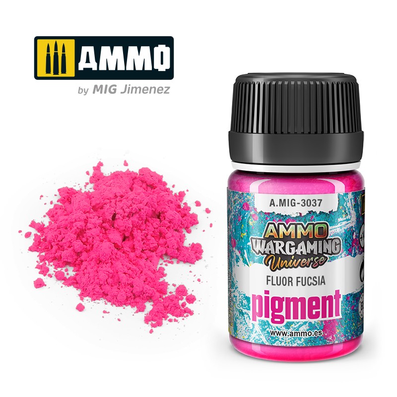 Wargaming Universe -  Pigment Fluor Fucsia - 35ml | Ammo by Mig Jimenez | MIG3037
