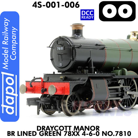 Draycott Manor BR Lined Green 78XX 4-6-0 No.7810 - DCC Ready | Dapol | 4S-001-006