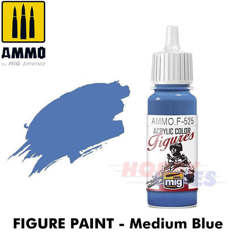 Ammo ACRYLIC COLOUR for FIGURES 17ml jar agitator ball Full Range Mig Jimenez