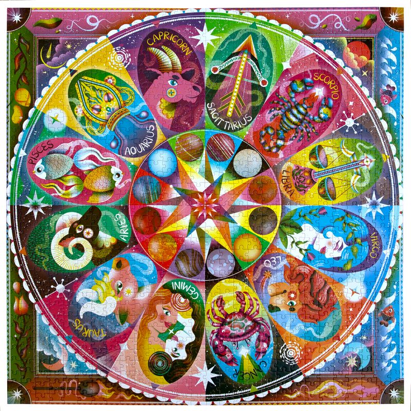 Horoscopes 1000pc Puzzle | eeBoo | PZT655