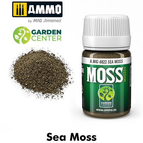 Ammo MOSS Garden Centre Texture 35ml Weathering Lichen Scenery Range Mig Jimenez