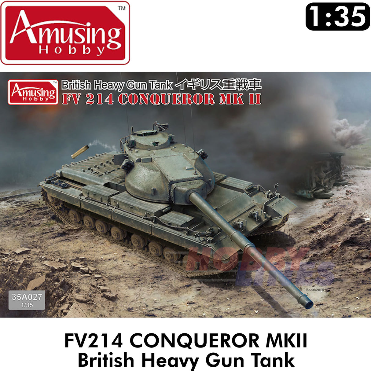 FV 214 CONQUEROR Mk II workable track photo etch 1:35 kit Amusing Hobby 35A027