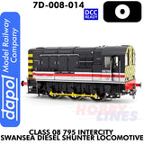 Class 08 795 Intercity Swansea Diesel Shunter Locomotive - DCC Ready | Dapol | 7D-008-014