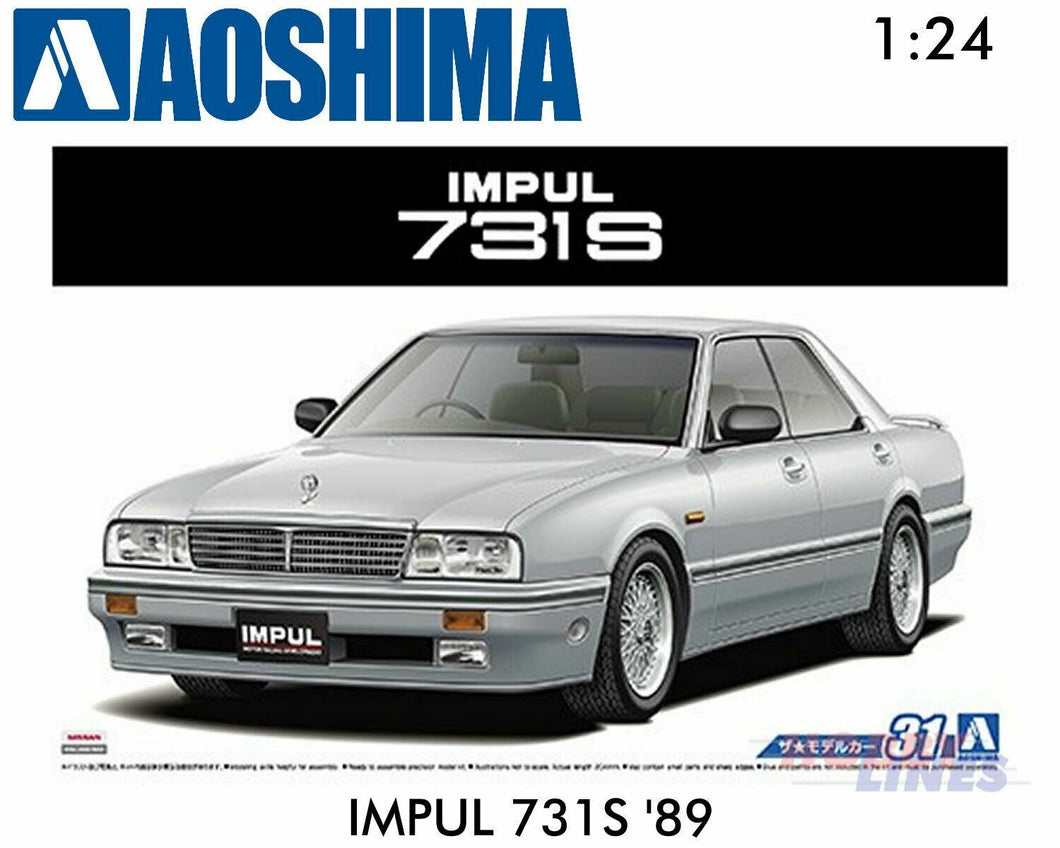 IMPUL 713 S with Option Parts & Window Masks 1:24 scale model kit Aoshima 05306