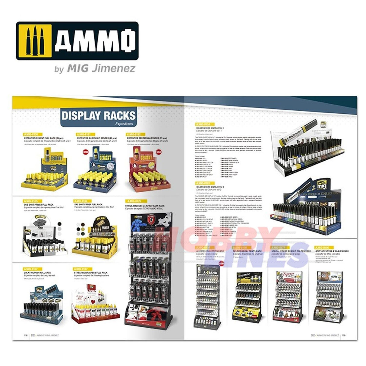 2023 CATALOGUE Full Colour 166 pages English/Spanish AMMO Mig Jemenez Mig8300