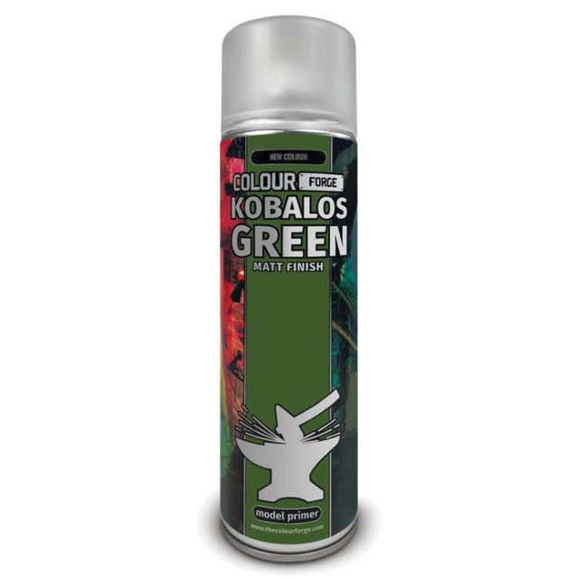Kobalos Green - 500ml Spray Primer | Colour Forge | TCFSPR046