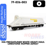 HIA Freightliner White Heavy Haul Limestone Hopper 369027 | Dapol | 7F-026-003