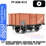 16T Steel Mineral Wagon Welded BR Bauxite B562801 Dg 1/108 Coal | Dapol | 7F-030-014