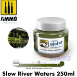Acrylic Water - Slow River Water - 250ml | Ammo by Mig Jimenez | MIG2204