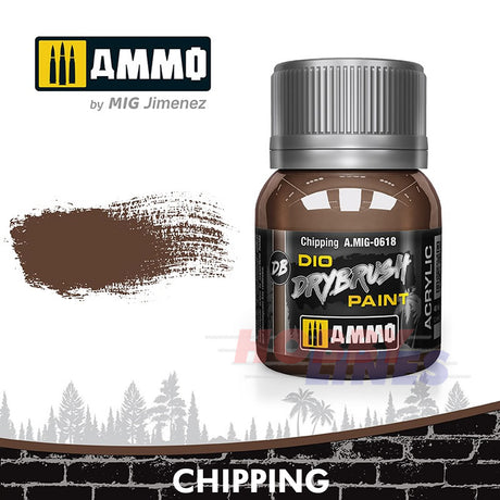 DIO Drybrush Paint - Chipping 40ml | Ammo by Mig Jimenez | MIG0618