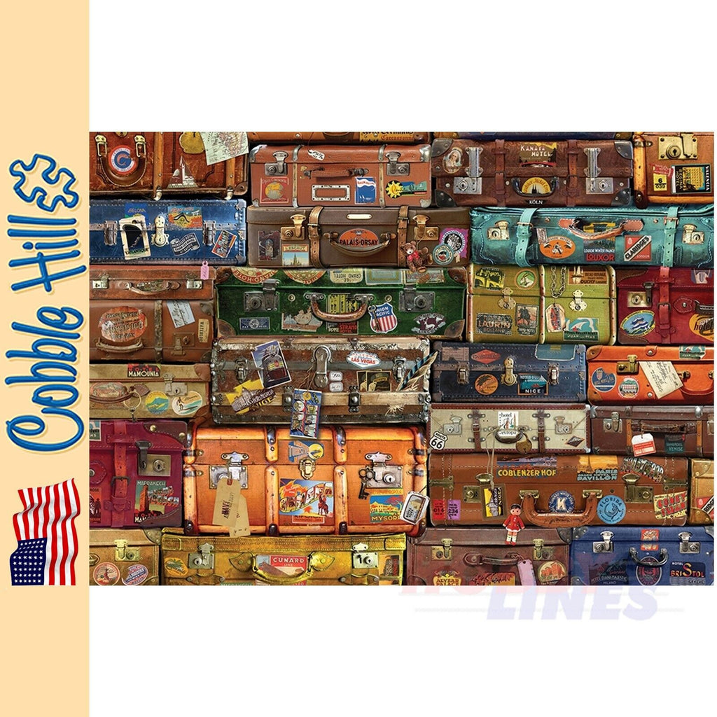 Luggage Cobble Hill puzzle 1000pc CH40073