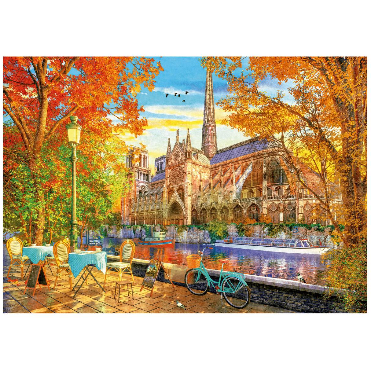Notre Dame in Autumn 1000pc Jigsaw Puzzle | Educa | 19936