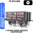 7 Plank Open Wagon Lightmoor | Dapol | 7F-073-003