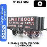 7 Plank Open Wagon Lightmoor | Dapol | 7F-073-003